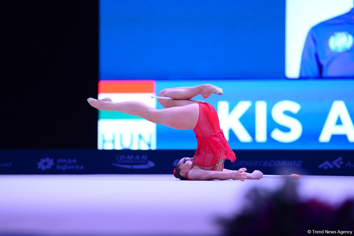 Bakıda bədii gimnastika üzrə Dünya Kubokunda ikinci yarış günü başladı (FOTO)