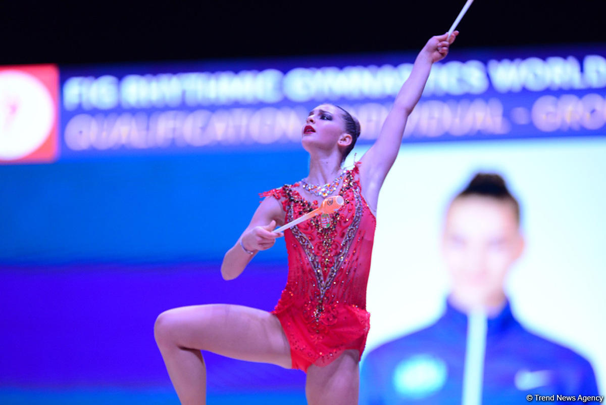 Bakıda bədii gimnastika üzrə Dünya Kubokunda ikinci yarış günü başladı (FOTO)