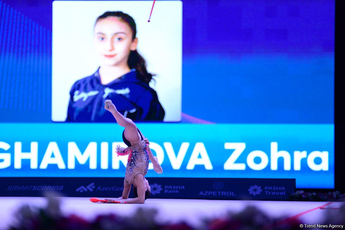Bakıda bədii gimnastika üzrə Dünya Kubokunda ikinci yarış günü başladı (FOTO)