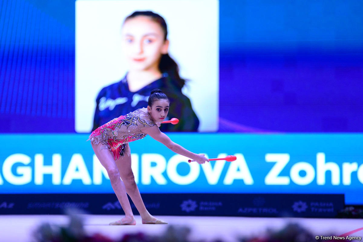 Bakıda bədii gimnastika üzrə Dünya Kubokunda ikinci yarış günü başladı (FOTO)