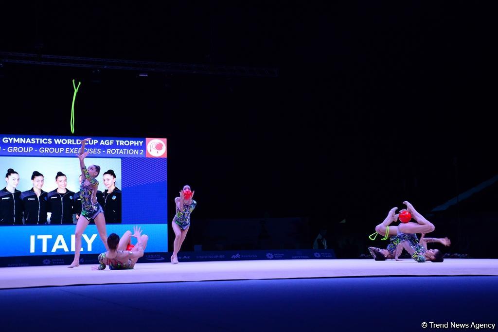 Bakıda bədii gimnastika üzrə Dünya Kubokunda ikinci yarış günü başladı (FOTO)