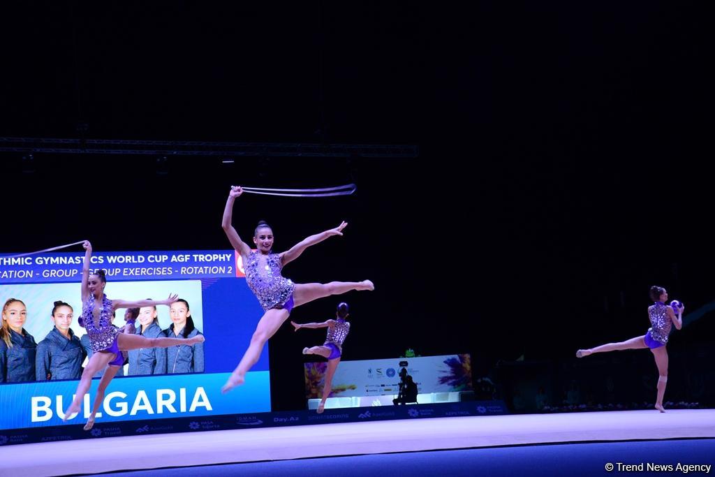 Bakıda bədii gimnastika üzrə Dünya Kubokunda ikinci yarış günü başladı (FOTO)