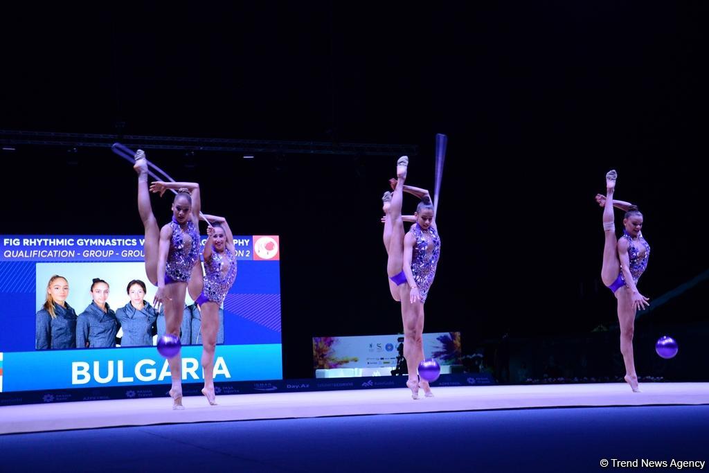 Bakıda bədii gimnastika üzrə Dünya Kubokunda ikinci yarış günü başladı (FOTO)