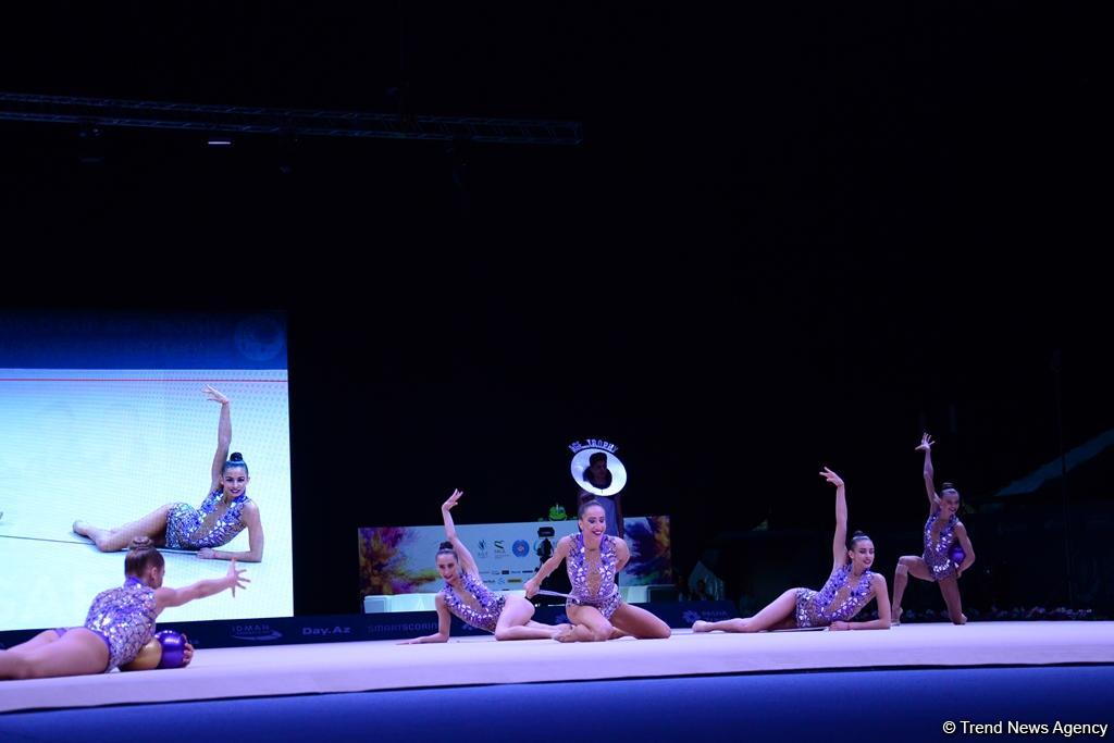 Bakıda bədii gimnastika üzrə Dünya Kubokunda ikinci yarış günü başladı (FOTO)