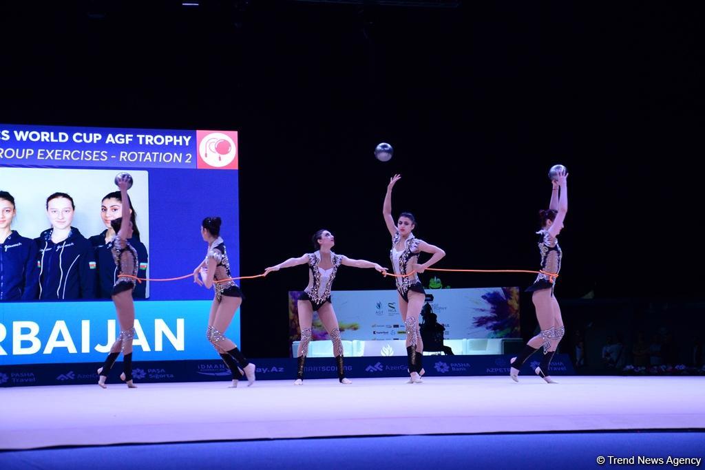 Bakıda bədii gimnastika üzrə Dünya Kubokunda ikinci yarış günü başladı (FOTO)