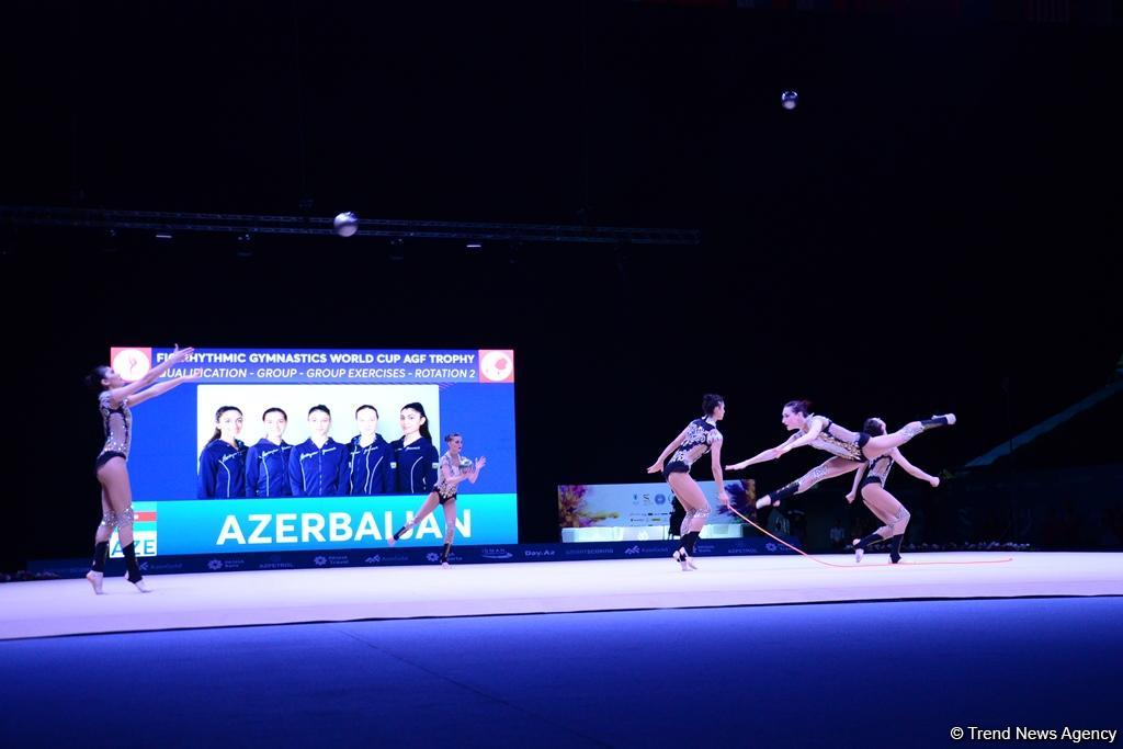 Bakıda bədii gimnastika üzrə Dünya Kubokunda ikinci yarış günü başladı (FOTO)