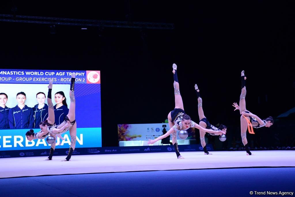 Bakıda bədii gimnastika üzrə Dünya Kubokunda ikinci yarış günü başladı (FOTO)
