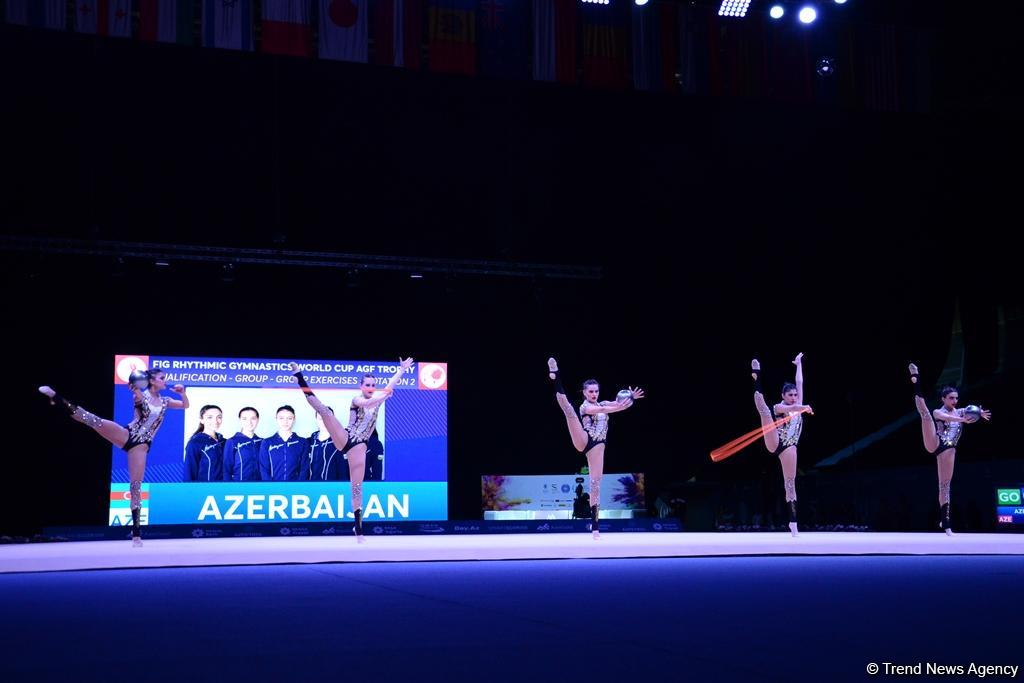 Bakıda bədii gimnastika üzrə Dünya Kubokunda ikinci yarış günü başladı (FOTO)