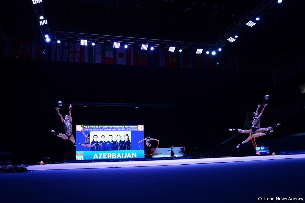 Bakıda bədii gimnastika üzrə Dünya Kubokunda ikinci yarış günü başladı (FOTO)