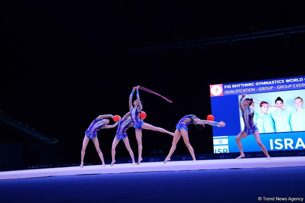 Bakıda bədii gimnastika üzrə Dünya Kubokunda ikinci yarış günü başladı (FOTO)