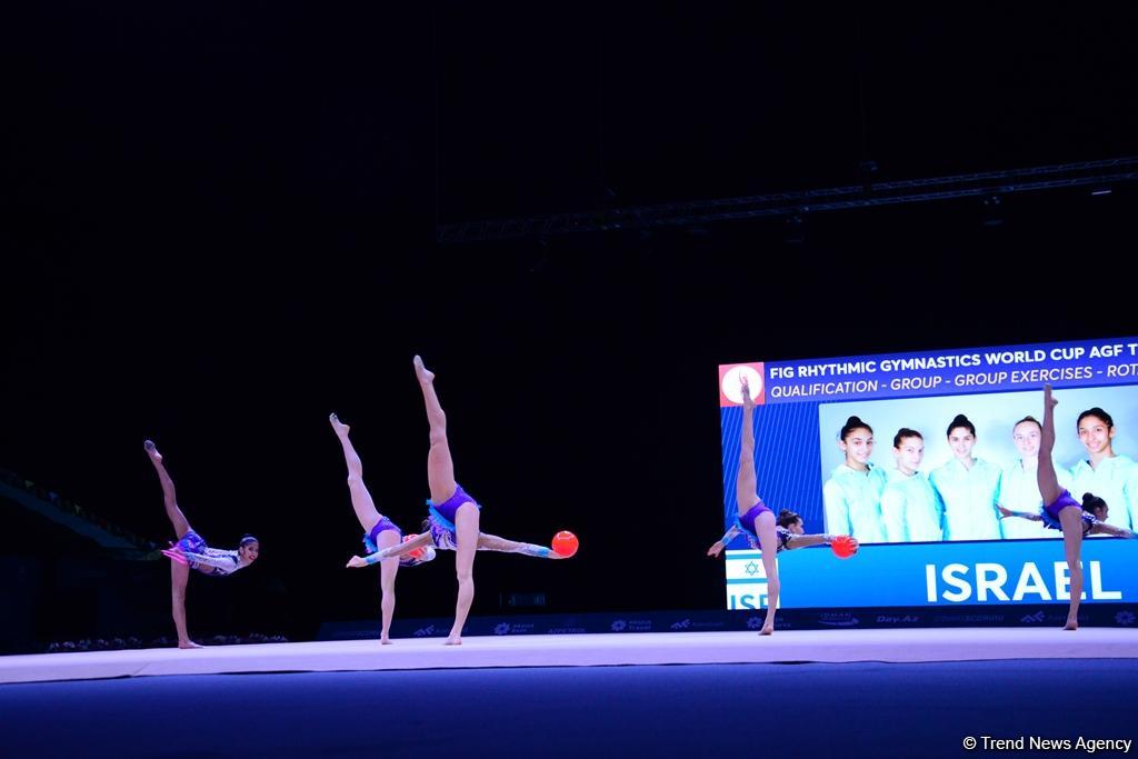 Bakıda bədii gimnastika üzrə Dünya Kubokunda ikinci yarış günü başladı (FOTO)