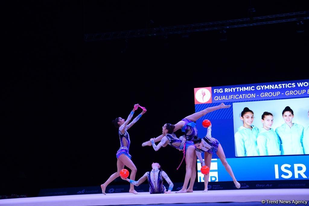 Bakıda bədii gimnastika üzrə Dünya Kubokunda ikinci yarış günü başladı (FOTO)