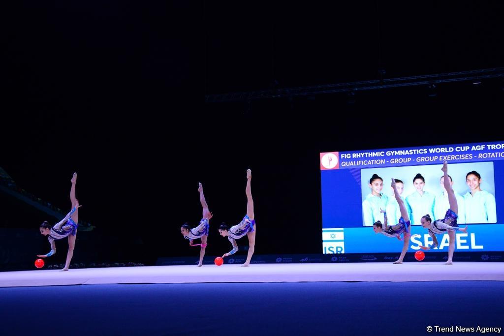 Bakıda bədii gimnastika üzrə Dünya Kubokunda ikinci yarış günü başladı (FOTO)