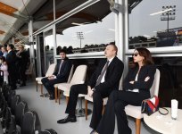 Prezident İlham Əliyev və birinci xanım Mehriban Əliyeva Formula 1 Azərbaycan Qran-Prisinin əsas yarışına baxıblar (YENİLƏNİB) (FOTO)