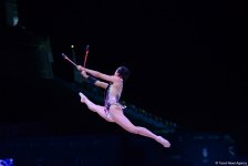 Bakıda bədii gimnastika üzrə Dünya Kubokunun üçüncü yarış günündə ən gözəl məqamlar (FOTO)
