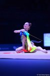 Bakıda bədii gimnastika üzrə Dünya Kubokunun üçüncü yarış günündə ən gözəl məqamlar (FOTO)