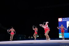 Azərbaycanın gimnastika yığması Dünya Kubokunda üçüncü oldu (FOTO) (YENİLƏNİB)