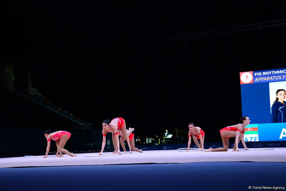 Azərbaycanın gimnastika yığması Dünya Kubokunda üçüncü oldu (FOTO) (YENİLƏNİB)