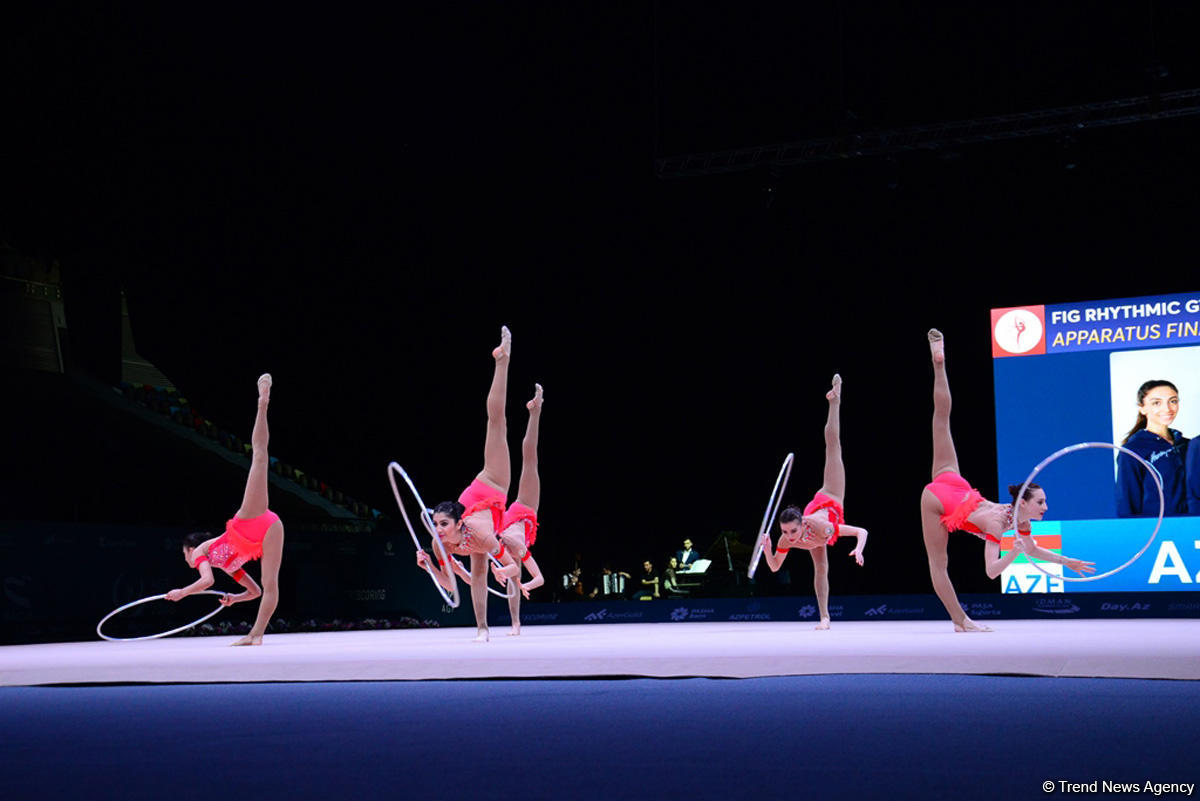 Azərbaycanın gimnastika yığması Dünya Kubokunda üçüncü oldu (FOTO) (YENİLƏNİB)