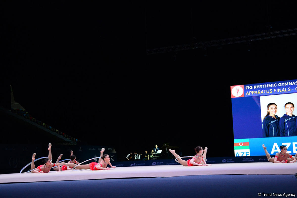 Azərbaycanın gimnastika yığması Dünya Kubokunda üçüncü oldu (FOTO) (YENİLƏNİB)