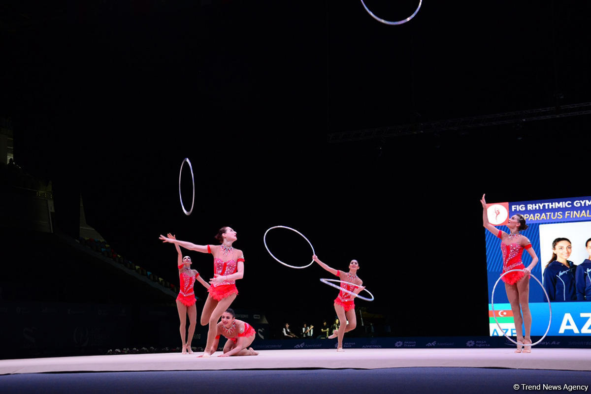 Azərbaycanın gimnastika yığması Dünya Kubokunda üçüncü oldu (FOTO) (YENİLƏNİB)