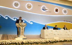 Türkmənbaşı limanı dənizə çıxışı olmayan region ölkələrinə yeni imkanlar açır (FOTO)