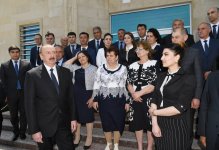 Azərbaycan Prezidenti Xızı şəhərinə və Altıağac qəsəbəsinə içməli suyun verilməsi mərasimində iştirak edib (FOTO) (YENİLƏNİB)