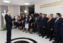 Azərbaycan Prezidenti Xızı şəhərinə və Altıağac qəsəbəsinə içməli suyun verilməsi mərasimində iştirak edib (FOTO) (YENİLƏNİB)