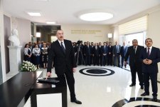 Azərbaycan Prezidenti Xızı şəhərinə və Altıağac qəsəbəsinə içməli suyun verilməsi mərasimində iştirak edib (FOTO) (YENİLƏNİB)