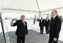 Prezident İlham Əliyev Xaçmaz-Xudat avtomobil yolunun 24 km-lik hissəsinin açılışında iştirak edib (FOTO) (YENİLƏNİB)