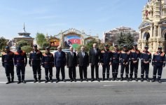 Prezident İlham Əliyev Xaçmaz-Xudat avtomobil yolunun 24 km-lik hissəsinin açılışında iştirak edib (FOTO) (YENİLƏNİB)
