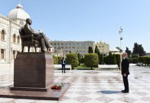 Prezident İlham Əliyev Xaçmaz rayonuna səfərə gəlib (FOTO)