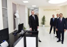 Azərbaycan Prezidenti Xaçmaz şəhərinə içməli suyun verilməsi mərasimində iştirak edib (FOTO) (YENİLƏNİB)