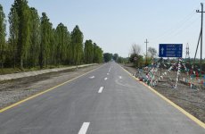 Azərbaycan Prezidenti Xaçmazda avtomobil yolunun açılışında iştirak edib (FOTO) (YENİLƏNİB)
