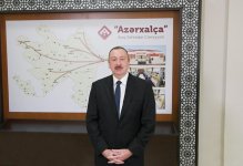 Prezident İlham Əliyev "Azərxalça" ASC-nin Xaçmaz filialının açılışında iştirak edib (FOTO) (YENİLƏNİB)