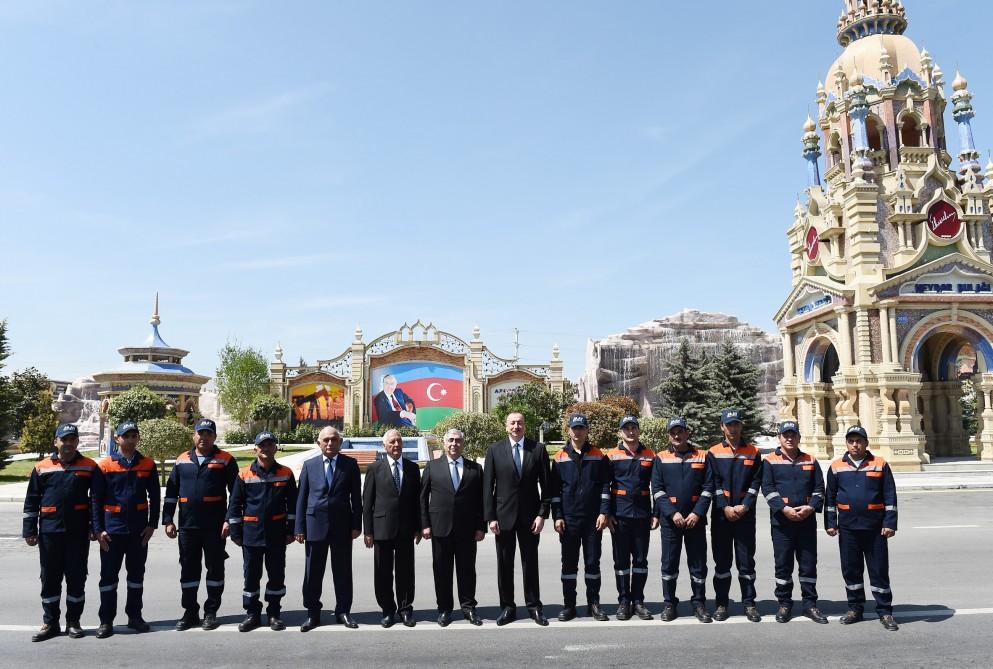 Prezident İlham Əliyev Xaçmaz-Xudat avtomobil yolunun 24 km-lik hissəsinin açılışında iştirak edib (FOTO) (YENİLƏNİB)