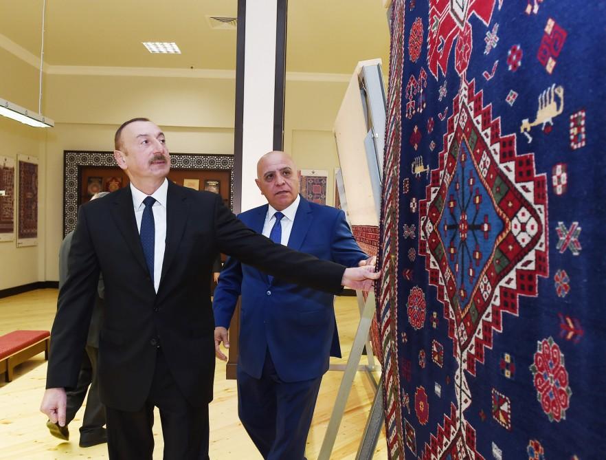 Prezident İlham Əliyev "Azərxalça" ASC-nin Xaçmaz filialının açılışında iştirak edib (FOTO) (YENİLƏNİB)