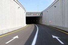 Prezident İlham Əliyev keçid və yol qovşağının açılışında iştirak edib (FOTO) (YENİLƏNİB)