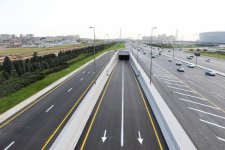 Prezident İlham Əliyev keçid və yol qovşağının açılışında iştirak edib (FOTO) (YENİLƏNİB)