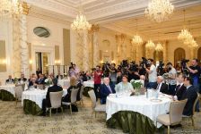 Ümummilli Lider Heydər Əliyevin portretinin təqdimatı olub (FOTO)
