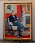 Ümummilli Lider Heydər Əliyevin portretinin təqdimatı olub (FOTO)