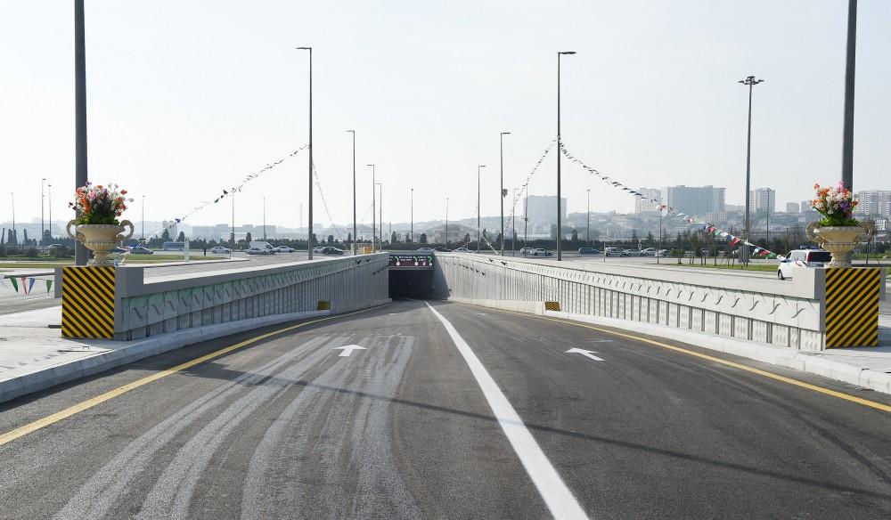 Prezident İlham Əliyev keçid və yol qovşağının açılışında iştirak edib (FOTO) (YENİLƏNİB)