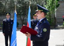 Gömrük orqanlarına xidmətə yeni qəbul olunmuş əməkdaşların andiçmə mərasimi keçirilib (FOTO)