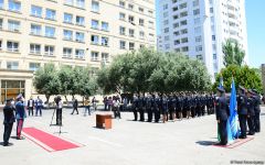 Gömrük orqanlarına xidmətə yeni qəbul olunmuş əməkdaşların andiçmə mərasimi keçirilib (FOTO)