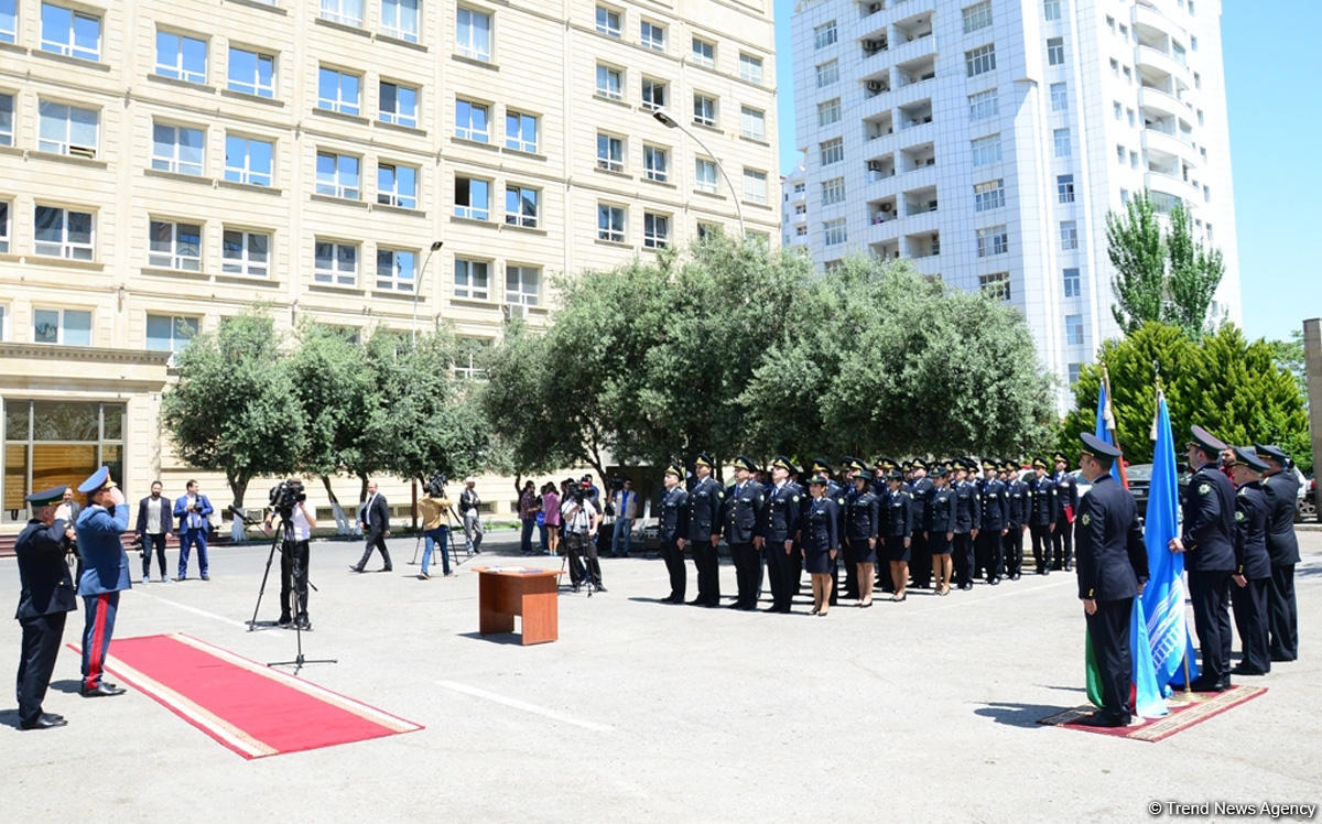 Gömrük orqanlarına xidmətə yeni qəbul olunmuş əməkdaşların andiçmə mərasimi keçirilib (FOTO)