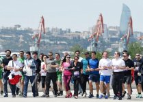 Heydər Əliyev Fondunun vitse-prezidenti Leyla Əliyeva və Arzu Əliyeva “Bakı Marafonu 2018”-də iştirak ediblər (YENİLƏNİB 2) (FOTO)