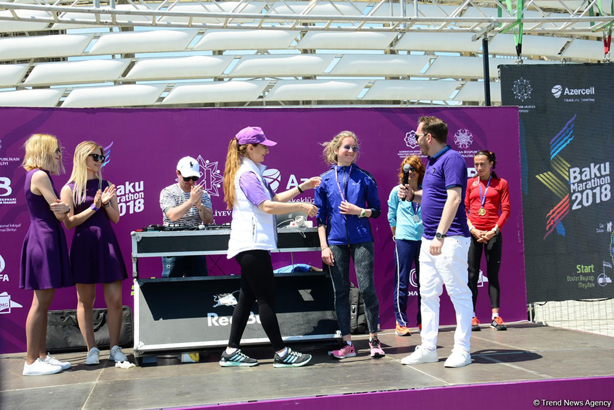 “Bakı Marafonu 2018”-in qalibləri mükafatlandırılıb (FOTO)