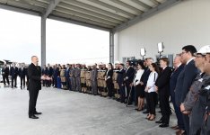 Prezident İlham Əliyev Bakı Beynəlxalq Dəniz Ticarət Limanı Kompleksinin açılışında iştirak edib (FOTO) (YENİLƏNİB-2)