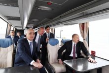 Prezident İlham Əliyev Bakı Beynəlxalq Dəniz Ticarət Limanı Kompleksinin açılışında iştirak edib (FOTO) (YENİLƏNİB-2)