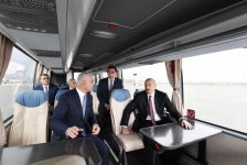 Prezident İlham Əliyev Bakı Beynəlxalq Dəniz Ticarət Limanı Kompleksinin açılışında iştirak edib (FOTO) (YENİLƏNİB-2)